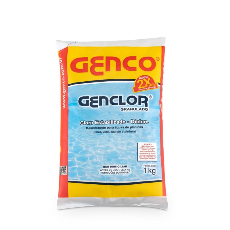 Genclor Cloro Granulado Estabilizado Genco 1kg