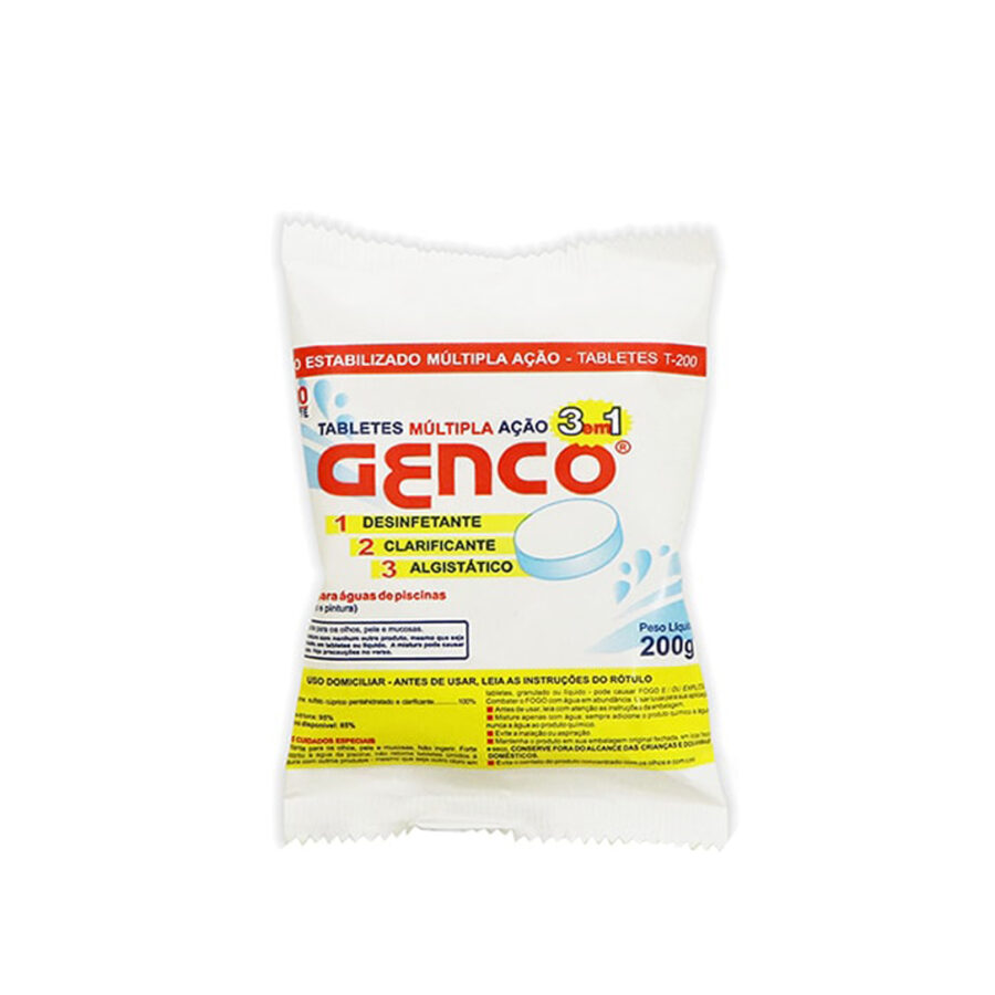 Genco Tablete Múltipla Ação 3 em 1 200g