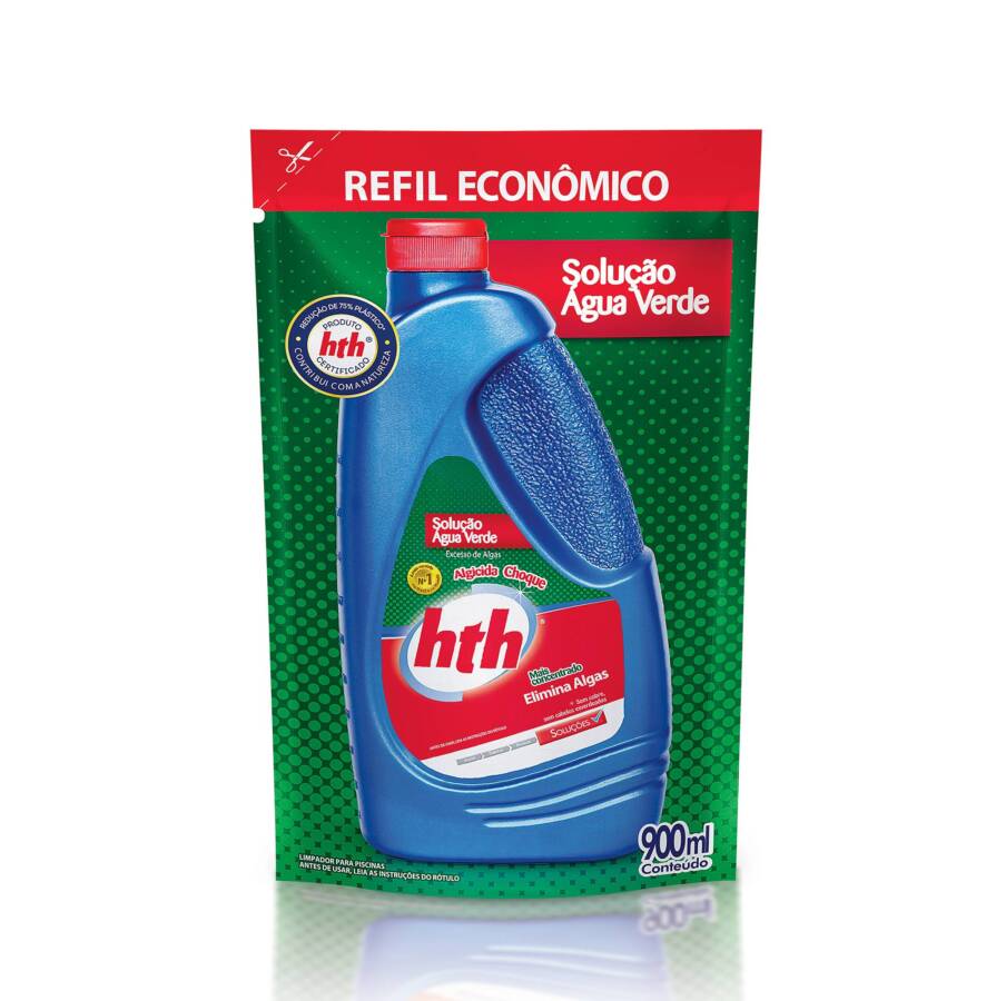Hth Solução Água Verde Refil 900ml