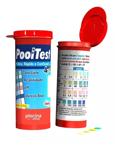 Fita Teste HidroAll 50un PoolTest