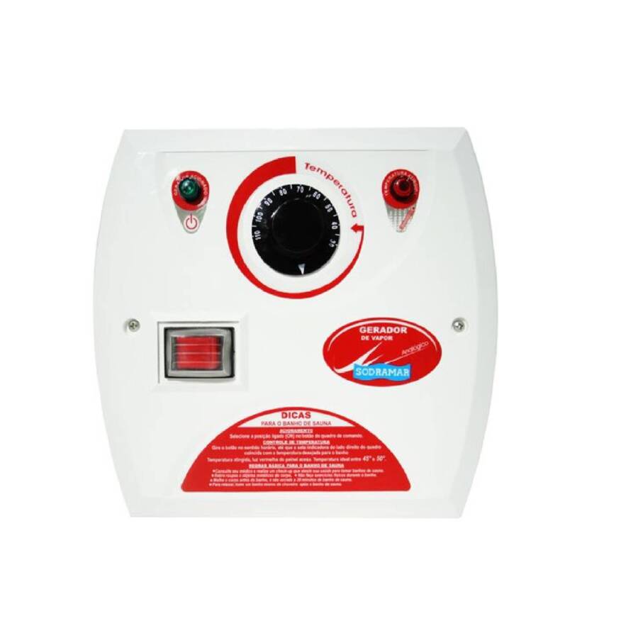 Comando Analógico com termo para gerador vapor CompactLine
