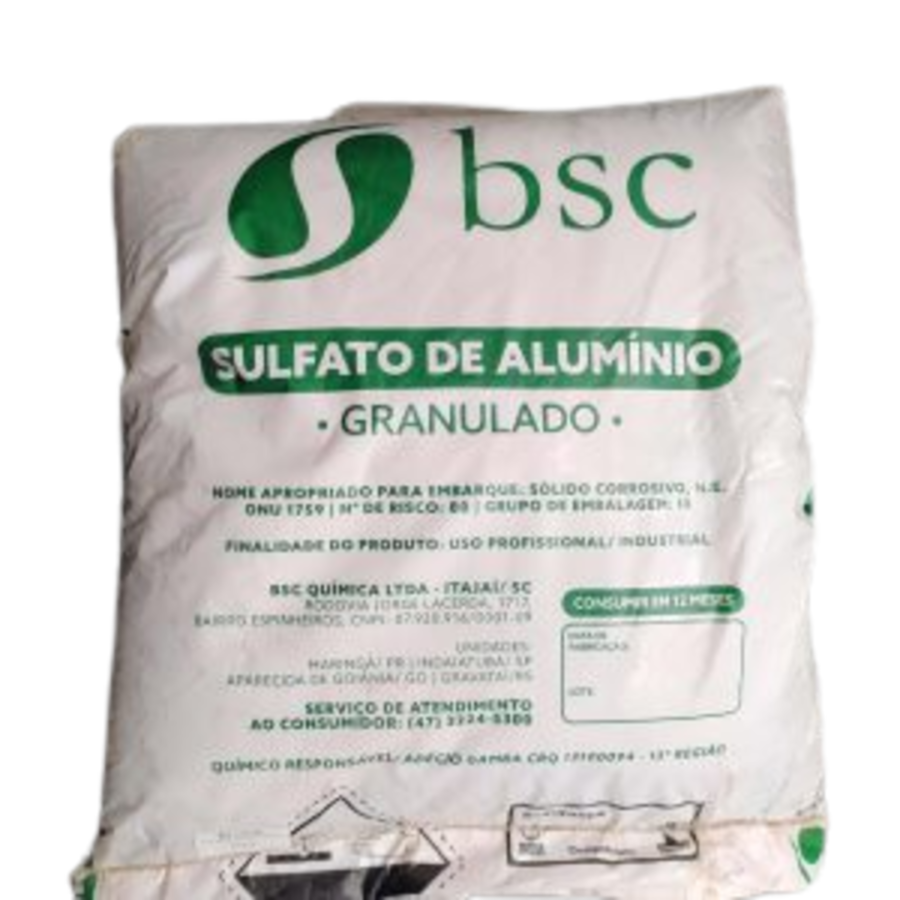 Sulfato de Alumínio 25kg BSC
